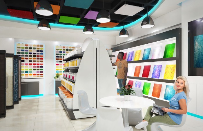 Most Showroom Interior Design